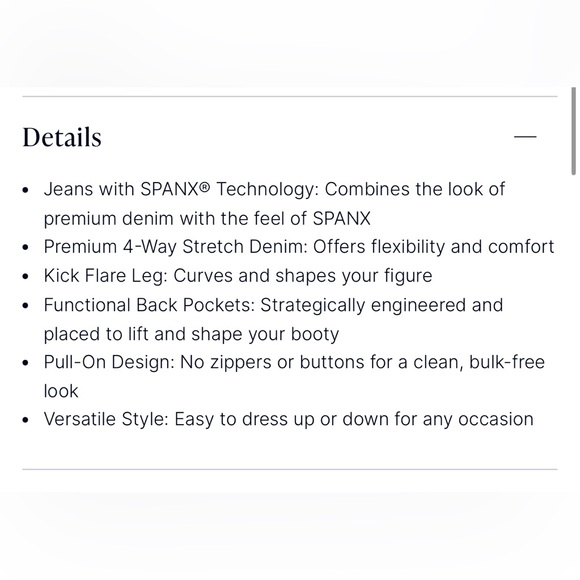 SPANXshape™ EveryWear Kick Flare Jeans in Vintage Indigo - Picture 14 of 14